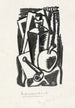 Still life with apple pipe and bottle - Leo Gestel — artwork view