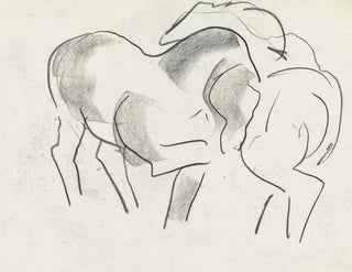 Leo Gestel - Studieblad met paarden.webp