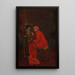 Pintar una Madonna - Leo Herrmann — cuadro enmarcado en la pared