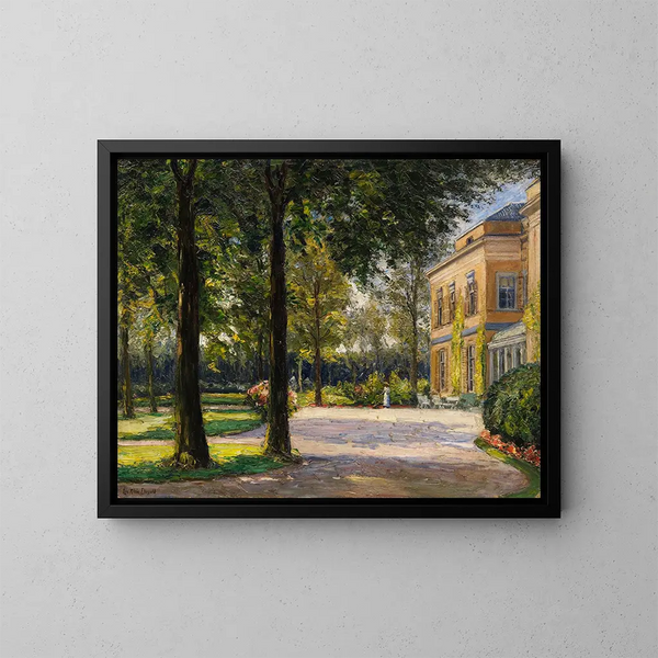 Jardín en Noordwijk, Casa Offem - Leo Klein von Diepold — cuadro enmarcado en la pared