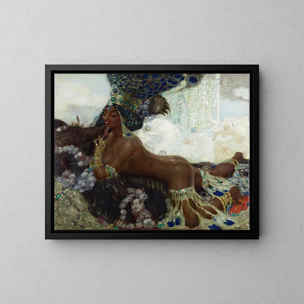 Bajadeh - Leo Putz — cuadro enmarcado en la pared