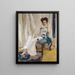 Cara Sophia Köhler y Goldammer - Leo Putz — cuadro enmarcado en la pared