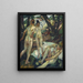 Los bañistas Hartmannsberg - Leo Putz — cuadro enmarcado en la pared