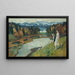 Föhn Kampenwand Chiemsee - Leo Putz — cuadro enmarcado en la pared
