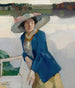 Frieda am Langenbräusee - Leo Putz — vista de la obra