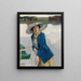 Frieda am Langenbräusee - Leo Putz — cuadro enmarcado en la pared
