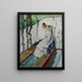 Día gris de otoño - Leo Putz — cuadro enmarcado en la pared