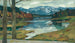 Kampenwand Chiemsee Painting - Leo Putz — artwork view