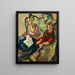 Lisl et Buberl - Leo Putz — framed artwork on a wall
