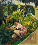 Toni dans le parterre de fleurs - Leo Putz — artwork view