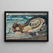 Caracoles enamorados junto al mar - Leo Putz — cuadro enmarcado en la pared