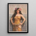 Una chica de Eva - Léon Comerre — cuadro enmarcado en la pared