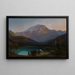 Mont Pyszna con el lago Smreczyny en el valle de Kościeliska, Tatras - Leon Dembowski — cuadro enmarcado en la pared