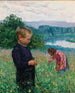 Brothers and Sisters in the Flowering Prairies - Léon Giran-Max — artwork view