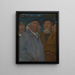 Pescadores - Léon Hirszenberg — cuadro enmarcado en la pared