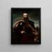 Retrato del hetman Stefan Czarniecki - Léon Kaplinski — cuadro enmarcado en la pared