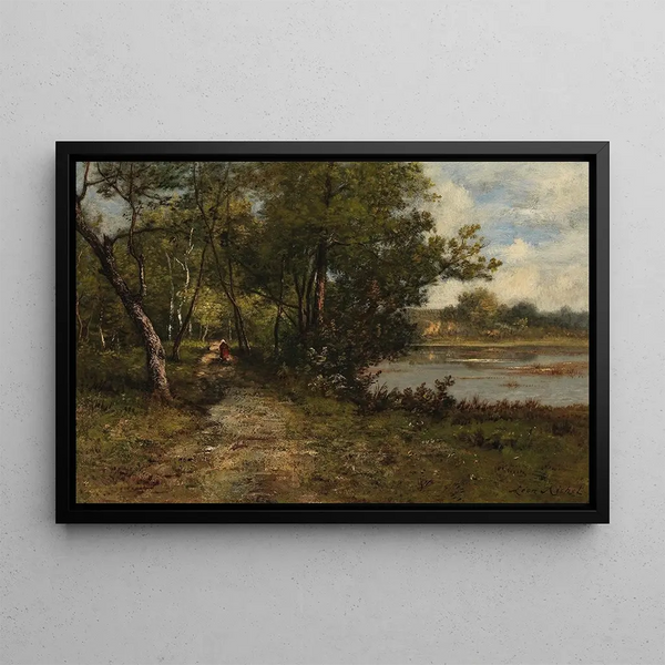 Leon Richet - Marcher au bord de la rivire.webp