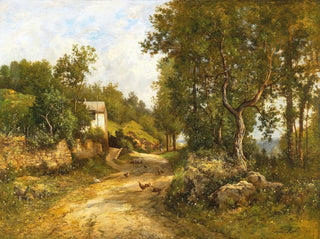 Leon Richet - Weg durch eine groe Landschaft.webp