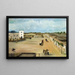 Old Mesilla Plaza - Leon Trousset — framed artwork on a wall