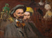 Autorretrato con Konstanty Laszczka - Leon Wyczółkowski — vista de la obra