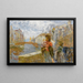 Canal veneciano - Leonardo Bazzaro — cuadro enmarcado en la pared