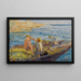 Return from the Garden Chioggia - Leonardo Bazzaro — framed artwork on a wall