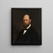 Retrato de Alexandre Branicki - Leonardo Gasser — cuadro enmarcado en la pared