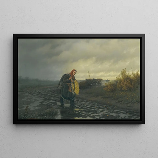 Leonid Ivanovich Solomatkin - The Stormy Road.webp