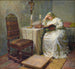 Léonora Christina en Blåtrn - Kristian Zahrtmann — vista de la obra