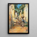 Petite street - Leontine von Littrow — framed artwork on a wall