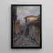 Rue de village du sud - Leontine von Littrow — framed artwork on a wall
