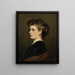 Bertha Müller, the artist's sister - Leopold Carl Müller — framed artwork on a wall