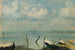 Vue de Mestre sur Venise, paysage lagunaire - Leopold Carl Müller — artwork view