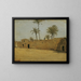 El pueblo de Matarije - Leopold Carl Müller — cuadro enmarcado en la pared