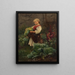 The Housekeeper - Leopold Carl Müller — framed artwork on a wall