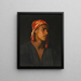 Serviteur Hassan - Leopold Carl Müller — framed artwork on a wall