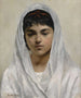 Girl in White - Leopold Carl Müller — artwork view