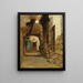 Rue orientale - Leopold Carl Müller — framed artwork on a wall