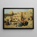 School in Upper Egypt - Leopold Carl Müller — framed artwork on a wall