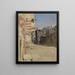 Rue Birket el Kherum au Caire - Leopold Carl Müller — framed artwork on a wall