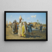 Les Porteuses d'eau - Leopold Carl Müller — framed artwork on a wall
