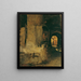 Door of an Arab House - Leopold Carl Müller — framed artwork on a wall