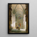 L interior de una capilla bautismal - Leopold Ernst — cuadro enmarcado en la pared