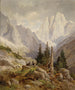 Chamois en alta montaña - Leopold Munsch — vista de la obra
