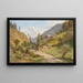 Landscape Painting of Lower Austria - Leopold Munsch — framed artwork on a wall