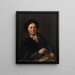 Ludwig van Beethoven, el gran compositor - Léopold Radoux — cuadro enmarcado en la pared