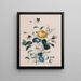 Conjunto de flores - Leopold Zinggler — cuadro enmarcado en la pared