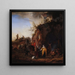 Los Bohemios - Philips Wouwerman — cuadro enmarcado en la pared
