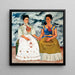 Reproduction of the painting Les Deux Fridas - Frida Kahlo