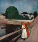 Las chicas en el puente - Edvard Munch — vista de la obra